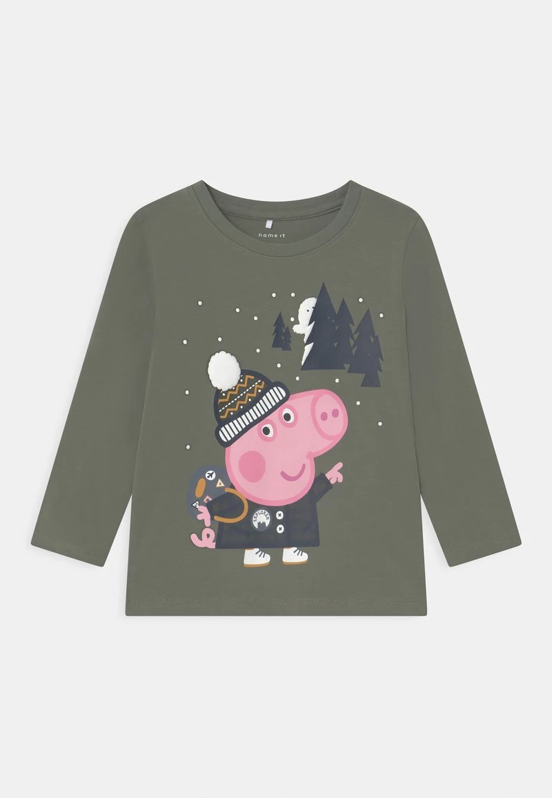 Name It NMMPEPPAPIG OLINDO UNISEX - Langarmshirt - Agave Green 3 Name It NMMPEPPAPIG OLINDO UNISEX - Langarmshirt - Agave Green