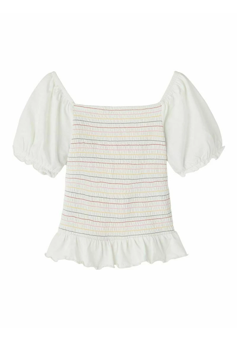 Name It KURZEN ÄRMELN - Bluse - White Alyssum | Kinder 3 Name It KURZEN ÄRMELN - Bluse - White Alyssum | Kinder