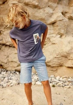 Name It Kinder BOXY FIT - T-Shirt Print - Grisaille