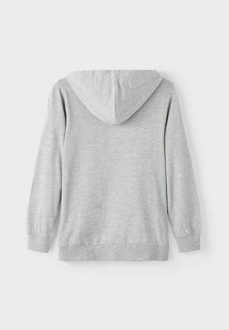 Name It Kinder Kapuzenpullover - Grey Melange 4 Name It Kinder Kapuzenpullover - Grey Melange – Bild 2