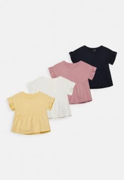 Name It Kinder NMFVAVINA 4 PACK - T-Shirt Basic - Golden Haze