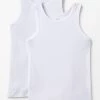 Name It Kinder NMMTANK TOP 2 PACK - Unterhemd/-shirt - Bright White