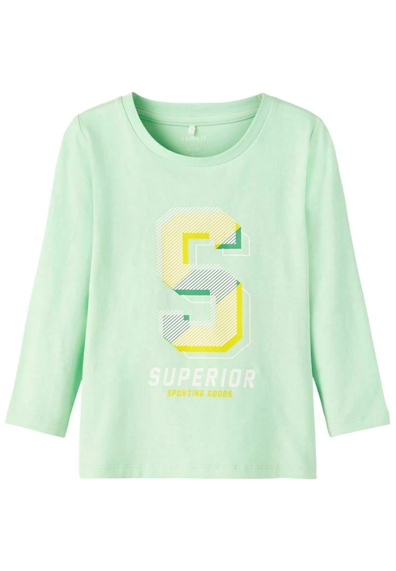 Name It Kinder MIT LANGEN ÄRMELN BEDRUCKT - Langarmshirt - Subtle Green 3 Name It Kinder MIT LANGEN ÄRMELN BEDRUCKT - Langarmshirt - Subtle Green