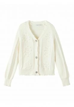 Name It Kinder FRODINA - Strickjacke - White Alyssum