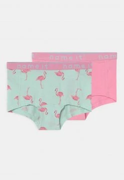 Name It Kinder NKFHIPSTER FLAMINGO 2 PACK - Panties - Glacier