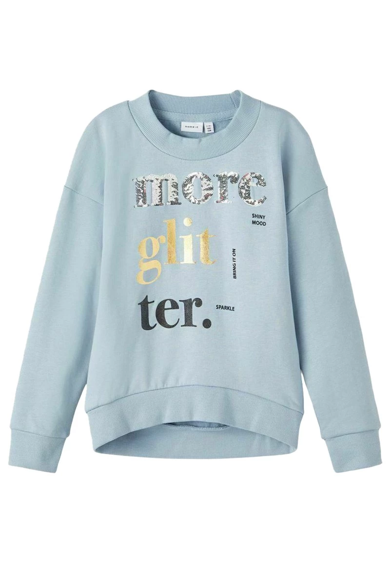 Name It Kinder Sweatshirt - Dusty Blue 3 Name It Kinder Sweatshirt - Dusty Blue