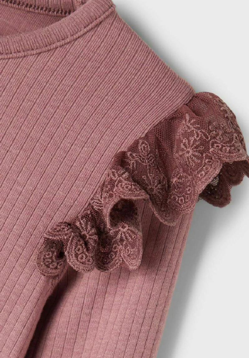 Name It Kinder SLIM FIT - Langarmshirt - Rose Taupe 5 Name It Kinder SLIM FIT - Langarmshirt - Rose Taupe – Bild 3