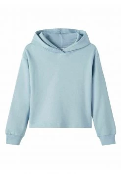 Name It LANGÄRMELIGES BOXY - Kapuzenpullover - Dusty Blue | Kinder