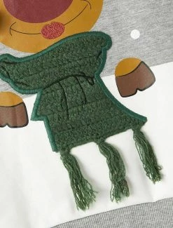 Name It Kinder WEIHNACHTSGLITZER- - Sweatshirt - Grey, White -Name it Verkäufe 4473597aad6b423da2b0897c6060f180