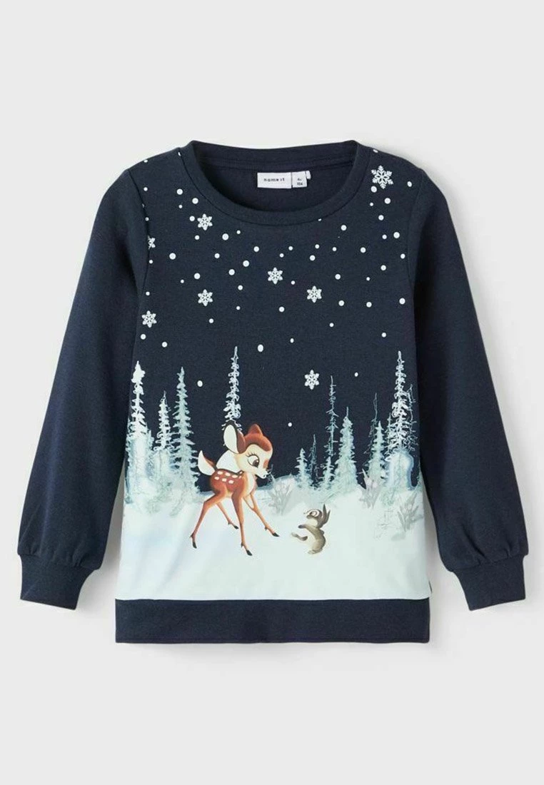 Name It Kinder LANGEN ÄRMELN BAMBI - Sweatshirt - Dark Sapphire 6 Name It Kinder LANGEN ÄRMELN BAMBI - Sweatshirt - Dark Sapphire – Bild 4