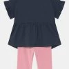 Name It Kinder NMFVAVINA SET - T-Shirt Basic - Dark Sapphire