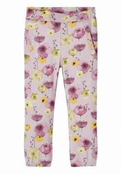 Name It Kinder TINA - Stoffhose - Lilac, Yellow