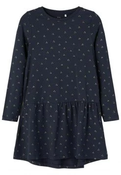 Name It Kinder ALLOVER-PRINT - Jerseykleid - Dark Sapphire