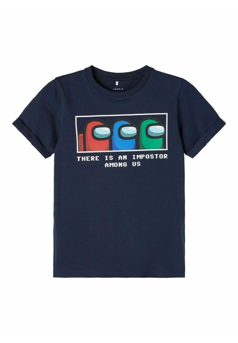 Name It Kinder AMONG US - T-Shirt Print - Dark Sapphire 3 Name It Kinder AMONG US - T-Shirt Print - Dark Sapphire