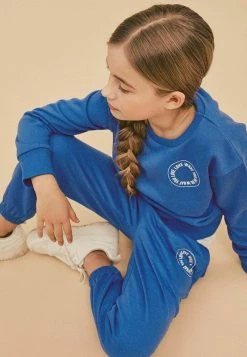 Name It Kinder DO WHAT YOU LOVE - Jogginghose - Dazzling Blue