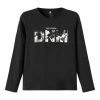Name It LANGEN ÄRMELN DNM - Langarmshirt - Black | Kinder