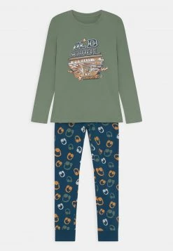 Name It NKMNIGHTSET MUSIC - Nachtwäsche Set - Hedge Green | Kinder