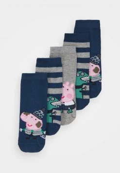 Name It NMMPEPPAPIG DANILO SOCK 5 PACK UNISEX - Socken - Titan