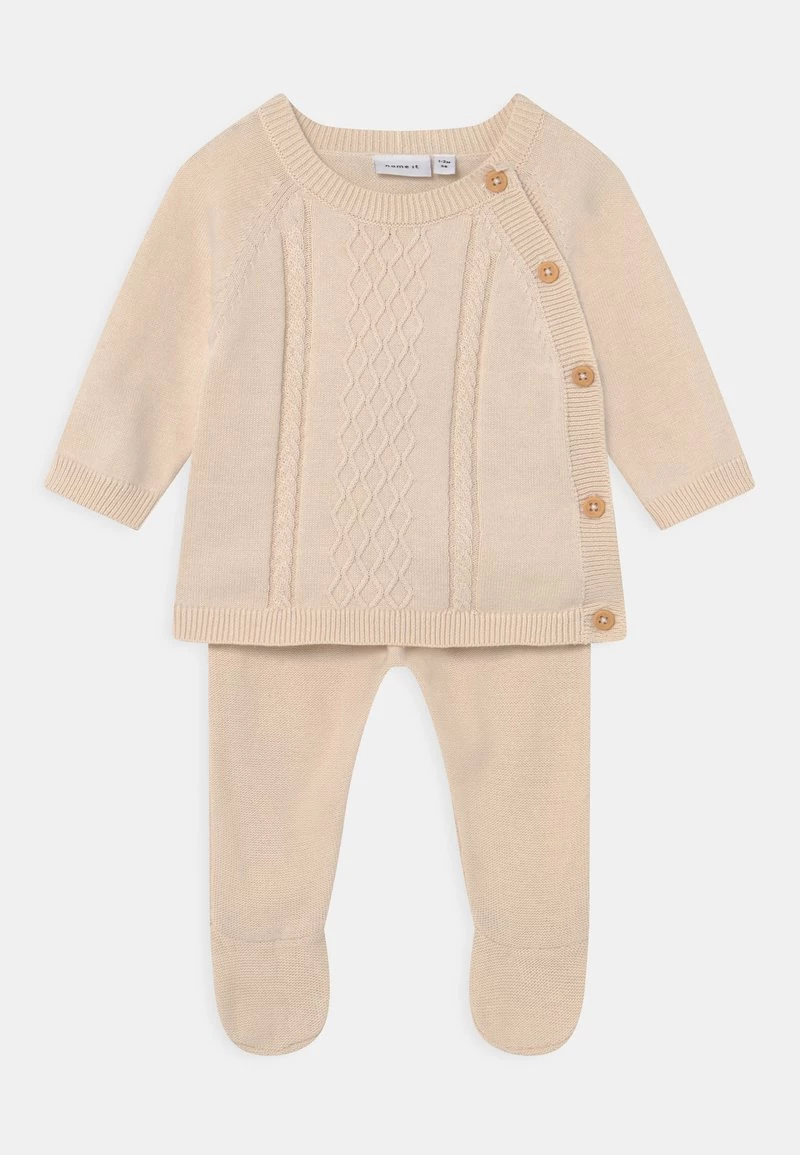 Name It NBFNAFINE GIFT SET UNISEX - Strickjacke - Whitecap Gray 3 Name It NBFNAFINE GIFT SET UNISEX - Strickjacke - Whitecap Gray