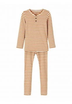Name It Kinder SET - Nachtwäsche Set - Caramel Café