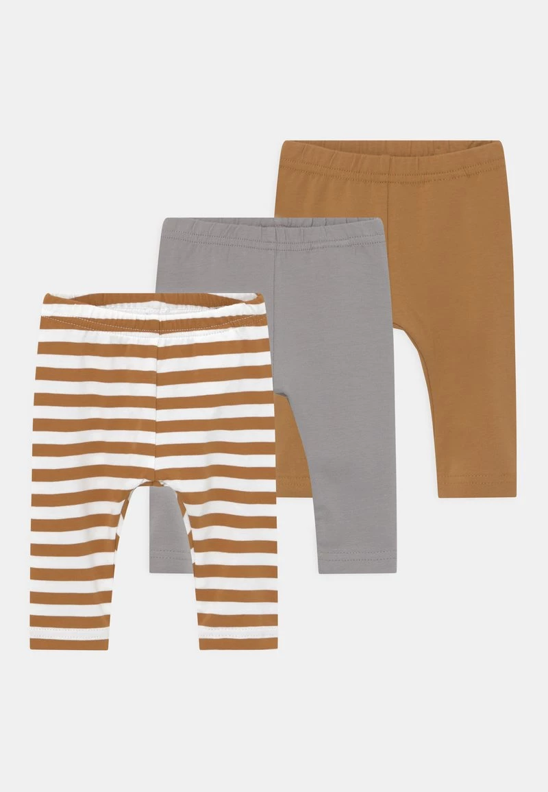 Name It NBNLEGGING 3 PACK UNISEX - Leggings - Hosen - Bone Brown 3 Name It NBNLEGGING 3 PACK UNISEX - Leggings - Hosen - Bone Brown