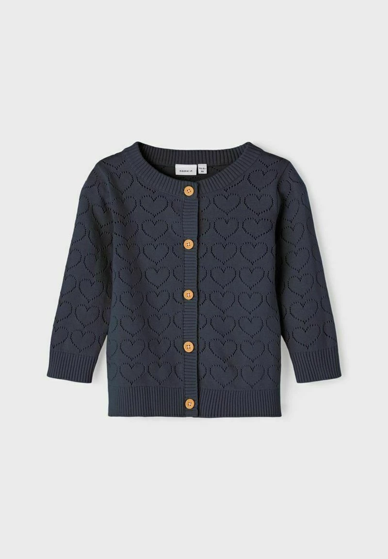 Name It Kinder NMFDESILLE LS - Strickjacke - Dark Sapphire 5 Name It Kinder NMFDESILLE LS - Strickjacke - Dark Sapphire – Bild 3