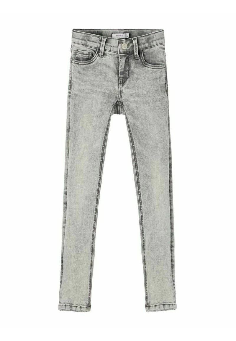 Name It Kinder POLLY - Jeans Skinny Fit - Light Grey Denim 3 Name It Kinder POLLY - Jeans Skinny Fit - Light Grey Denim