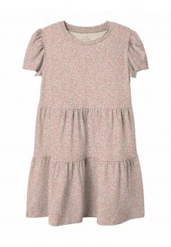 Name It VIANNI GESTUFTES - Jerseykleid - Whitecap Gray | Kinder