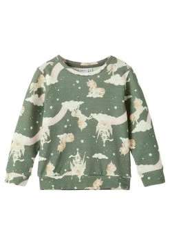 Name It Kinder EINHORN - Sweatshirt - Agave Green