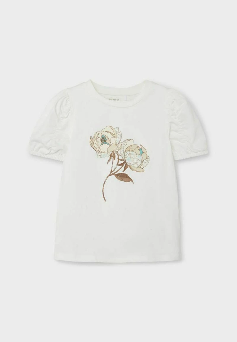 Name It Kinder KURZEN ÄRMELN JUSTINE BLUMEN - T-Shirt Print - White Alyssum 5 Name It Kinder KURZEN ÄRMELN JUSTINE BLUMEN - T-Shirt Print - White Alyssum – Bild 3