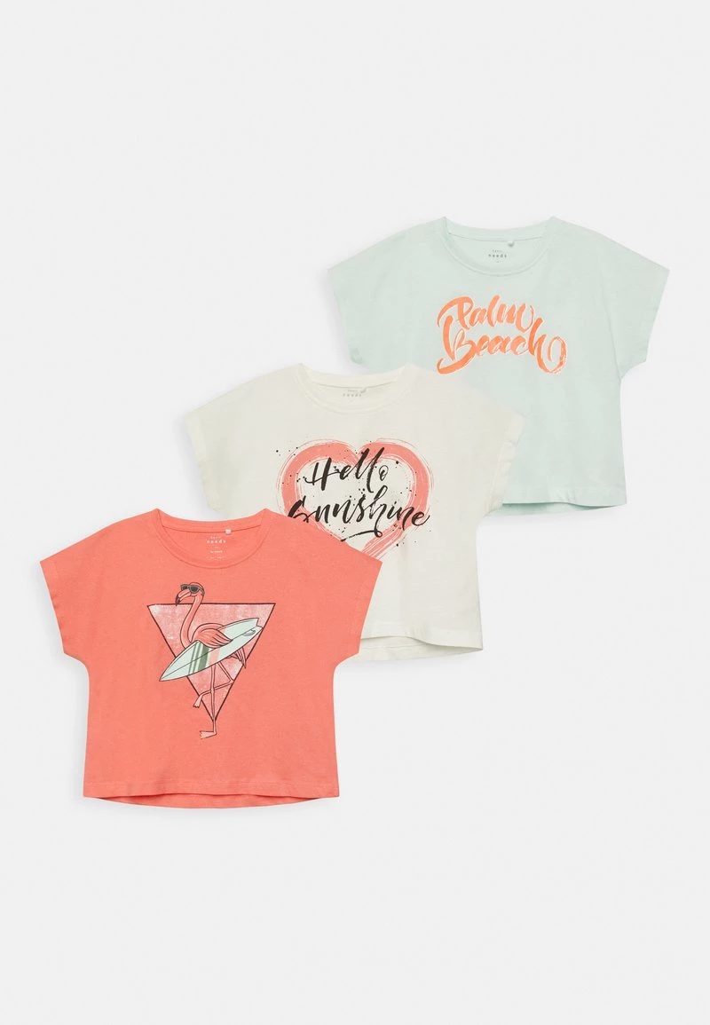 Name It NKFVILMA 3P CAPSL - T-Shirt Print - White Alyssum | Kinder 3 Name It NKFVILMA 3P CAPSL - T-Shirt Print - White Alyssum | Kinder