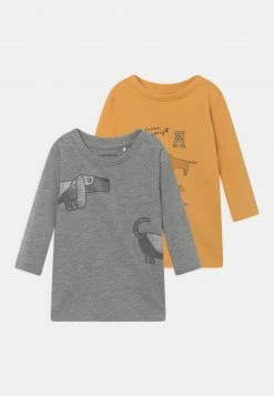 Name It Kinder NBMKANYE 2 PACK - Langarmshirt - Grey Melange