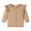 Name It Kinder NBFRAMILLE LS - Strickjacke - Cafã© Au Lait
