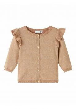 Name It Kinder NBFRAMILLE LS - Strickjacke - Cafã© Au Lait