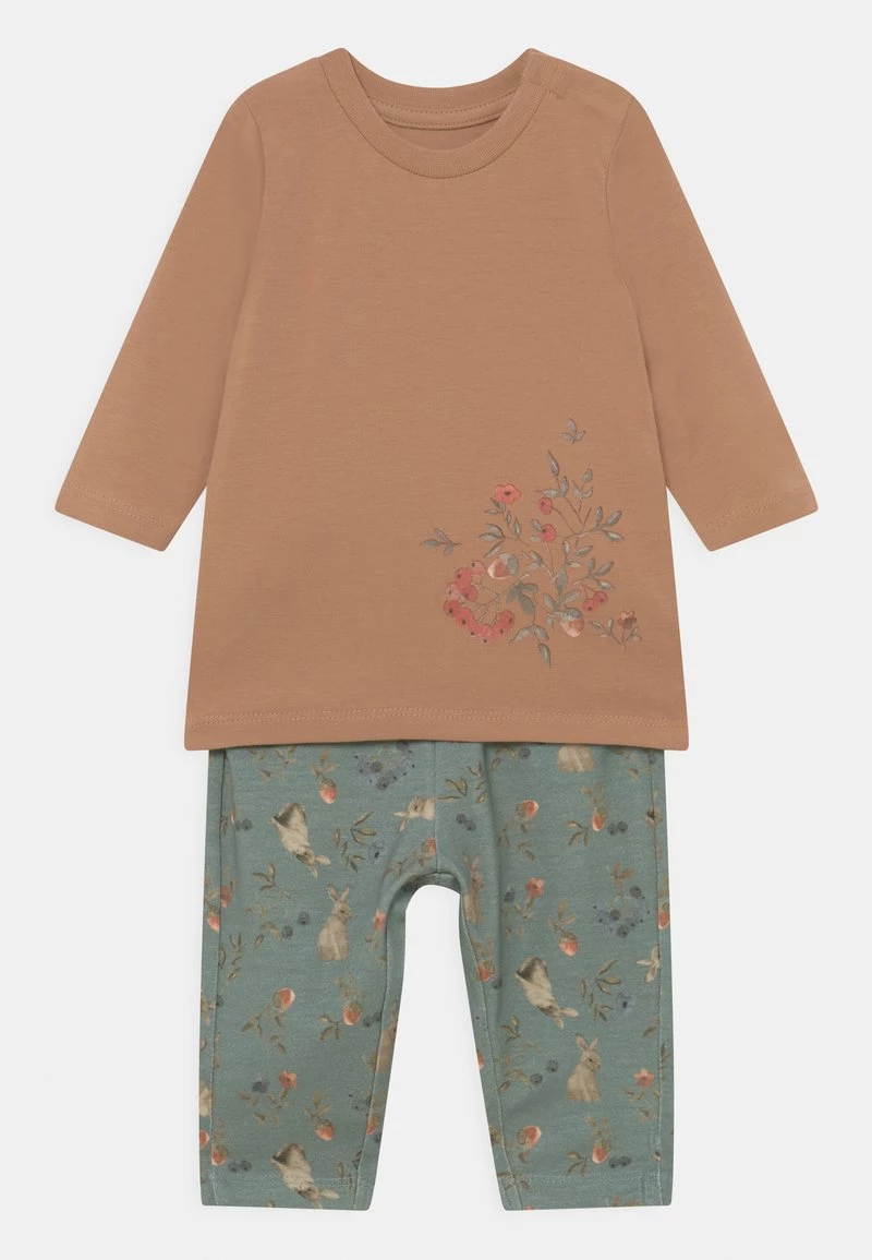 Name It Kinder NBFNANETTE SET - Leggings - Hosen - Whitecap Gray 3 Name It Kinder NBFNANETTE SET - Leggings - Hosen - Whitecap Gray