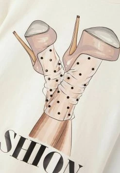 Name It MIT KURZEN ÄRMELN FASHION - T-Shirt Print - White Alyssum | Kinder -Name it Verkäufe 62990a445a72430cb6be9a1096c106f5