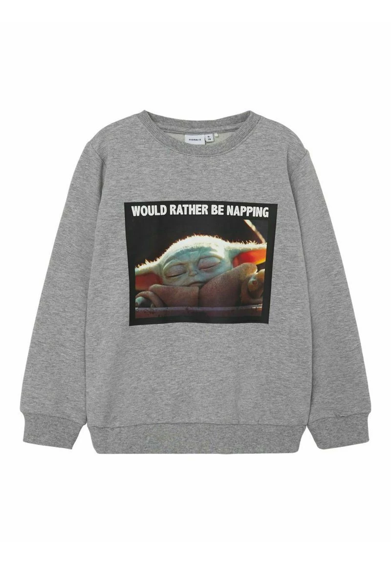 Name It Kinder STAR WARS MANDALORIAN - Sweatshirt - Grey Melange 3 Name It Kinder STAR WARS MANDALORIAN - Sweatshirt - Grey Melange