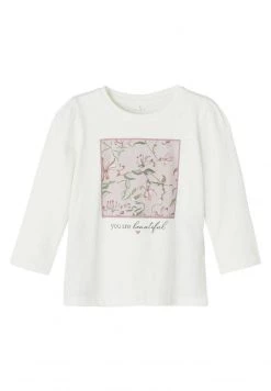 Name It Kinder MIT LANGEN ÄRMELN HARPINE - Langarmshirt - White Alyssum