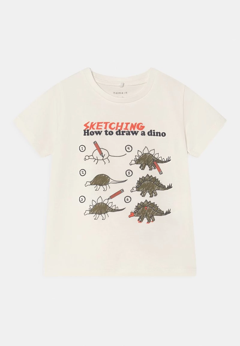 Name It Kinder NMMHOW - T-Shirt Print - White Alyssum 3 Name It Kinder NMMHOW - T-Shirt Print - White Alyssum