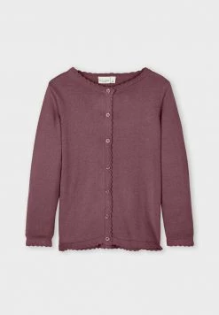 Name It POINTELLE - Strickjacke - Crushed Berry | Kinder -Name it Verkäufe 67105a66f1184b89bf62239f0e13ed67