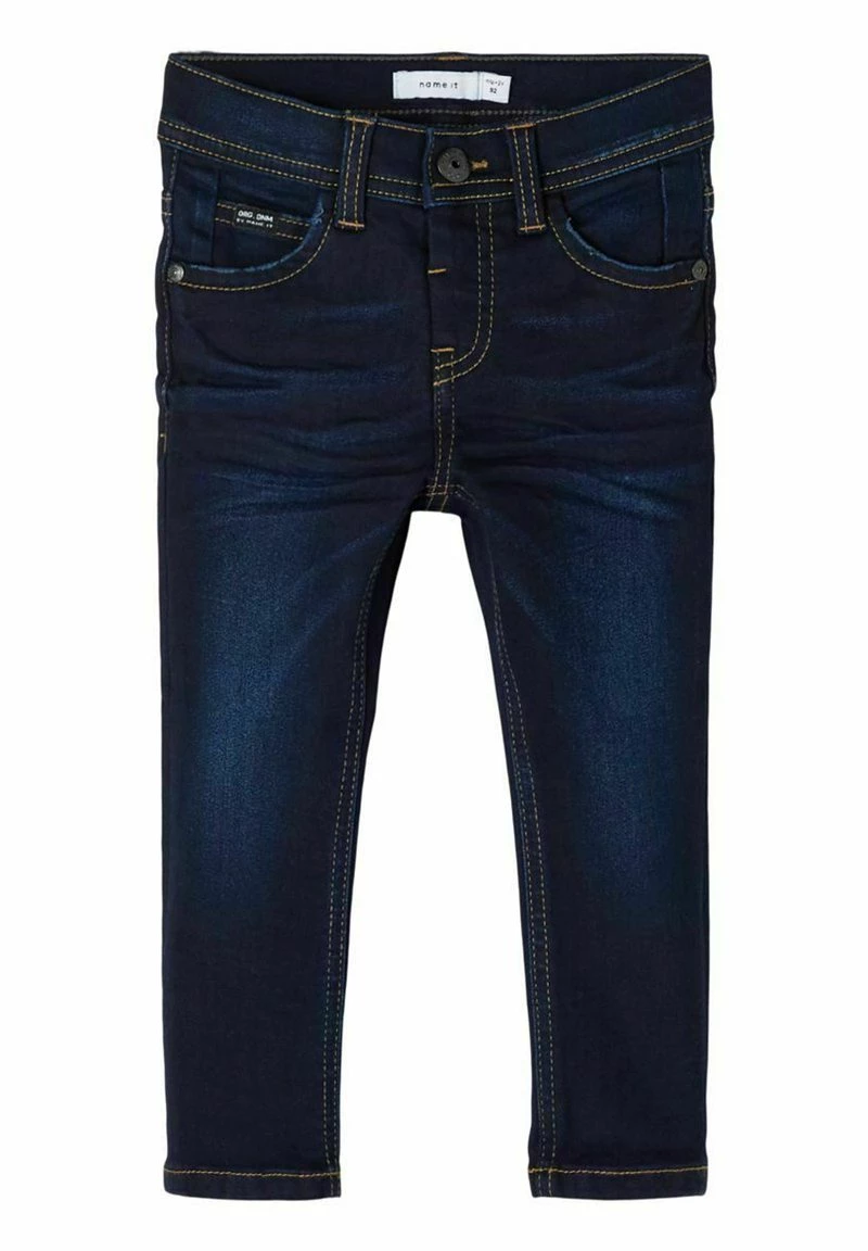 Name It Kinder SILAS - Jeans Slim Fit - Dark Blue Denim 3 Name It Kinder SILAS - Jeans Slim Fit - Dark Blue Denim