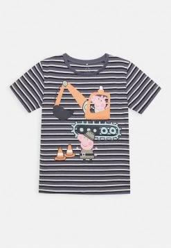 Name It Kinder NMMMAIKEL PEPPA PIG - T-Shirt Print - Grisaille