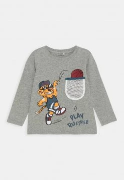 Name It Kinder NMMBOOM - Langarmshirt - Grey Melange