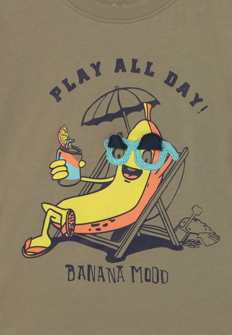 Name It Kinder NMMJASPER - T-Shirt Print - Silver Sage 5 Name It Kinder NMMJASPER - T-Shirt Print - Silver Sage – Bild 3