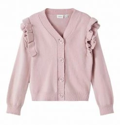 Name It RÜSCHEN - Strickjacke - Mauve Shadows | Kinder