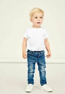 Name It Kinder SLIM FIT - Jeans Slim Fit - Medium Blue Denim