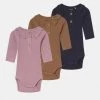 Name It Kinder NBFSOL 3 PACK - Body - Mauve Shadows -Name it Verkäufe 6fc618b0d767419e8f26653492b71d6f