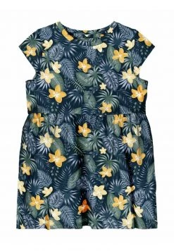 Name It FLORA - Jerseykleid - Light Yellow, Mottled Olive | Kinder