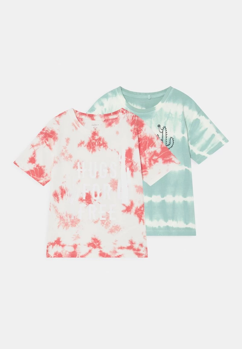 Name It Kinder NMFHALO 2 PACK - T-Shirt Print - Georgia Peach 3 Name It Kinder NMFHALO 2 PACK - T-Shirt Print - Georgia Peach