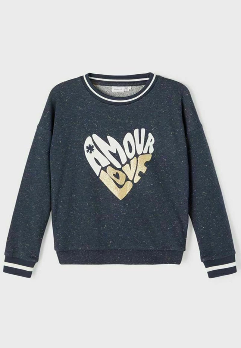 Name It PRINT - Sweatshirt - Dark Sapphire | Kinder 3 Name It PRINT - Sweatshirt - Dark Sapphire | Kinder